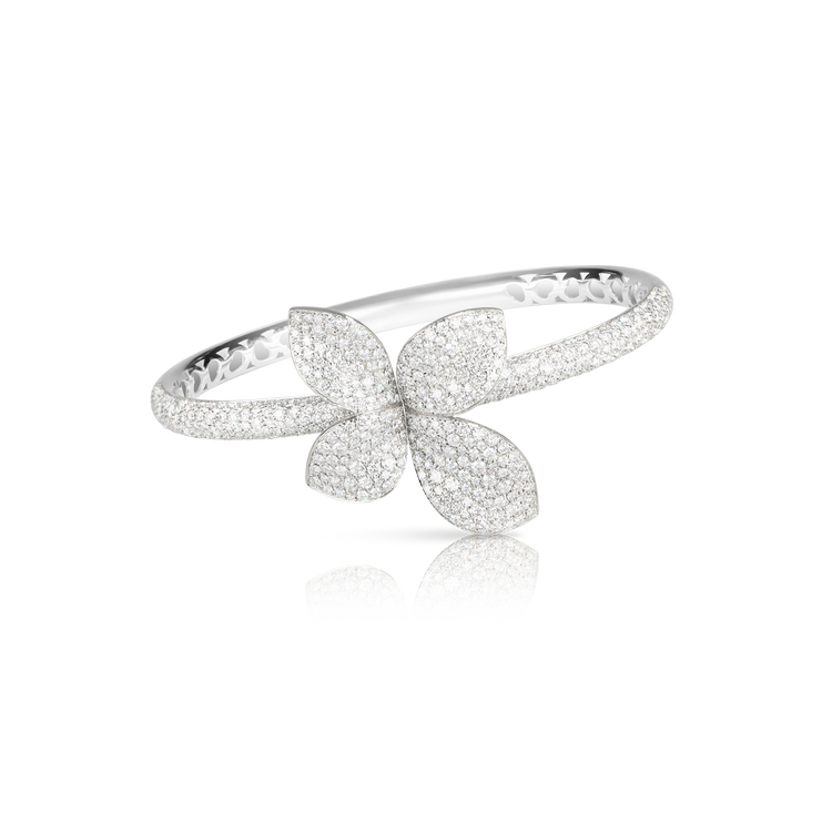 Giardini Segreti Bracelet in 18k White Gold with Diamonds.