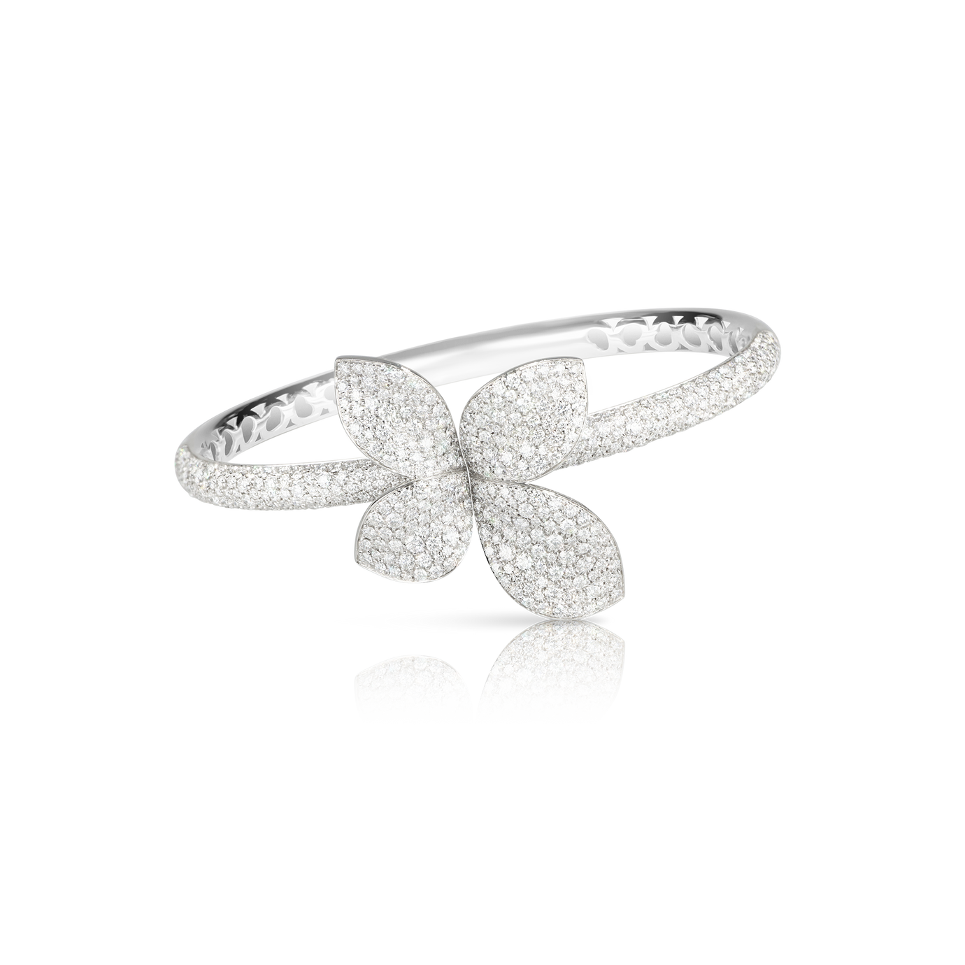 Giardini Segreti Bracelet in 18k White Gold with Diamonds.