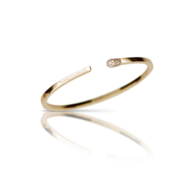 Bracelet in 18k Rose Gold with Diamonds