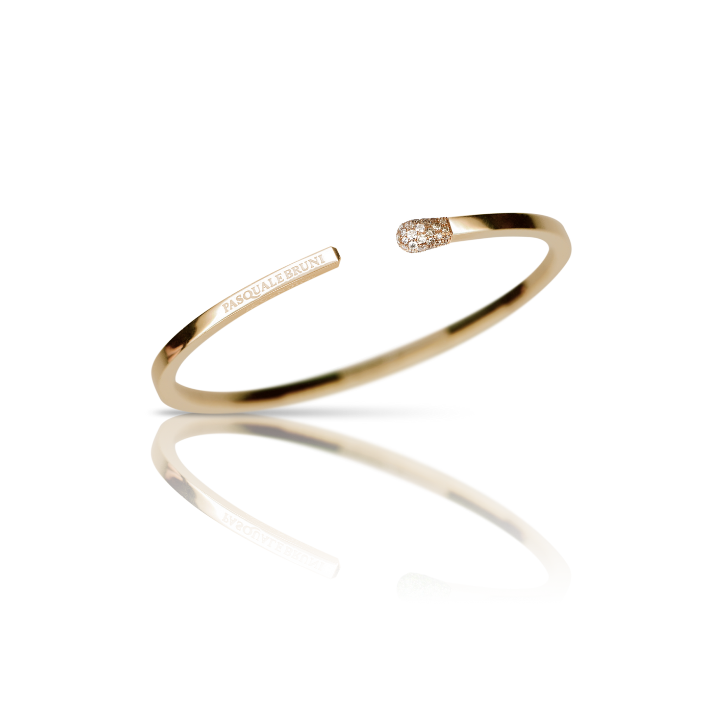 Bracelet in 18k Rose Gold with Diamonds