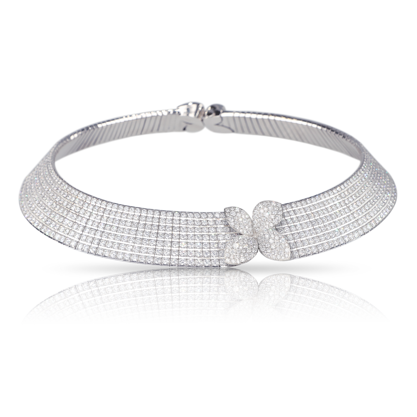 Collier in 18k White Gold with Diamonds.