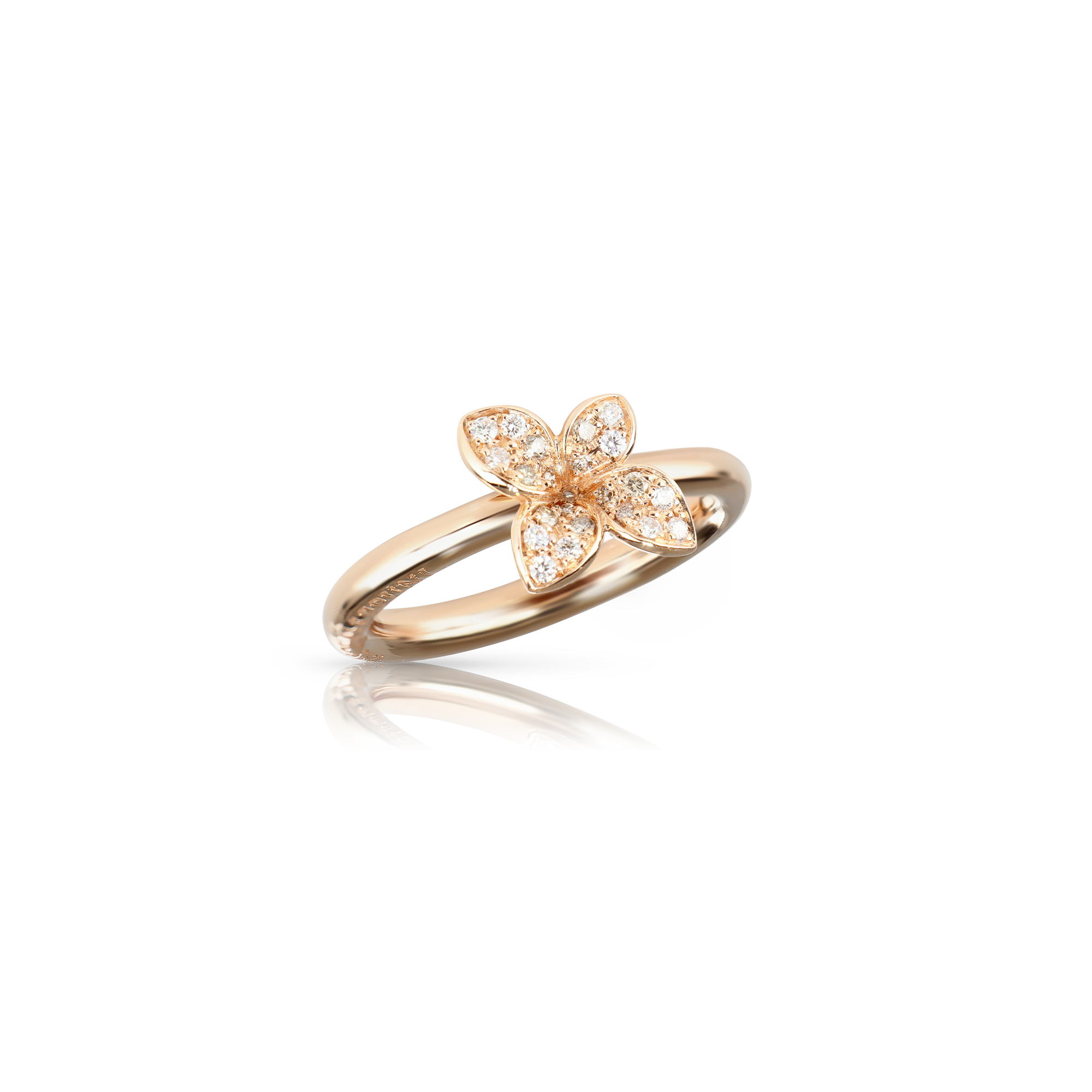 Ring in 18k Rose Gold with Diamonds.