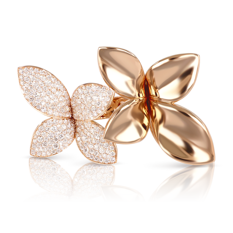 Rings in 18k Rose Gold with Diamonds.