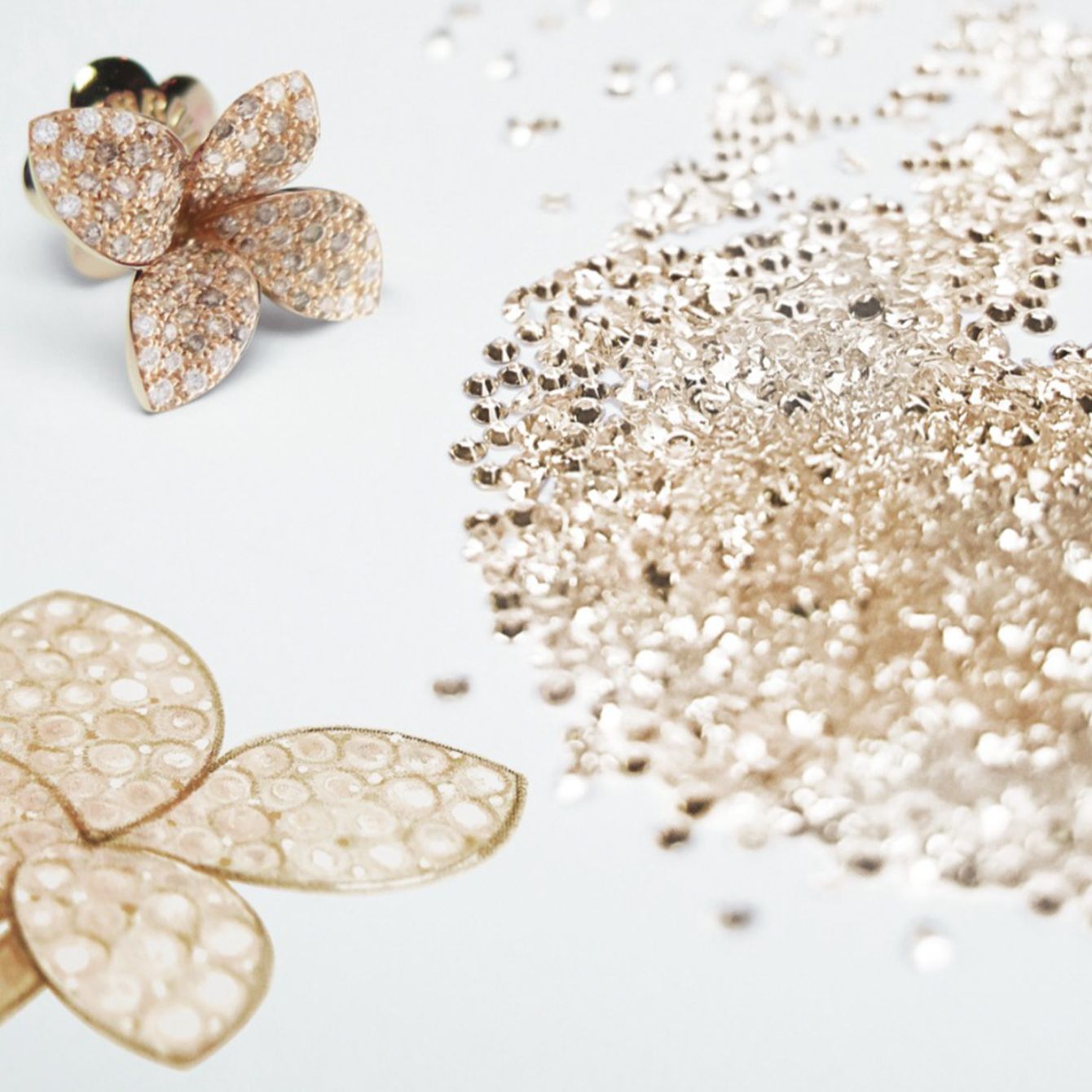 Champagne diamonds.