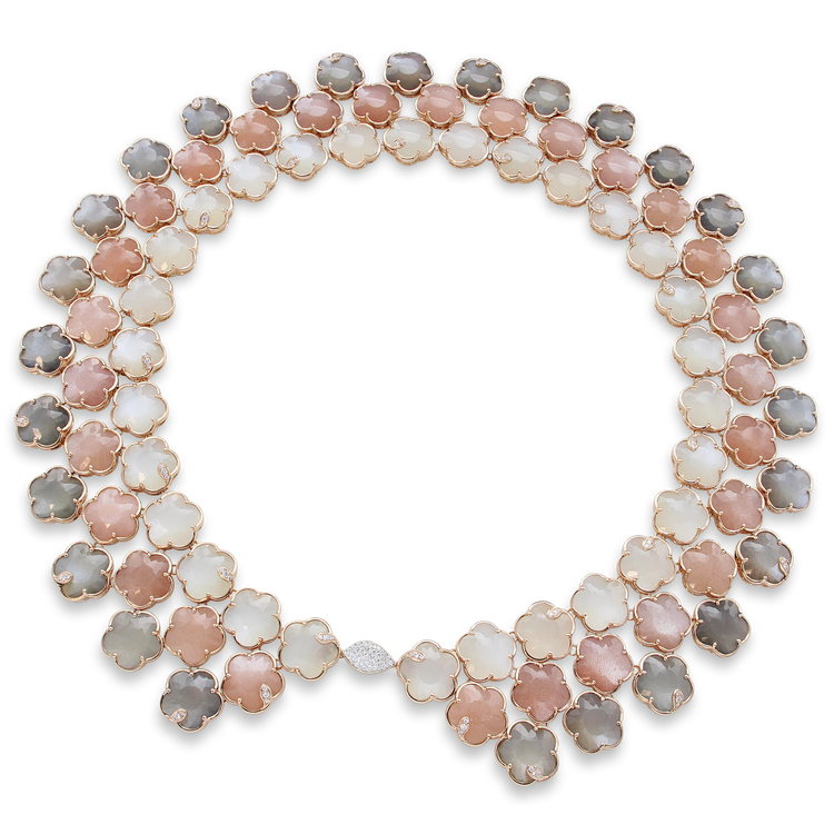 COLLIER PETIT JOLI BOUQUET LUNAIRE