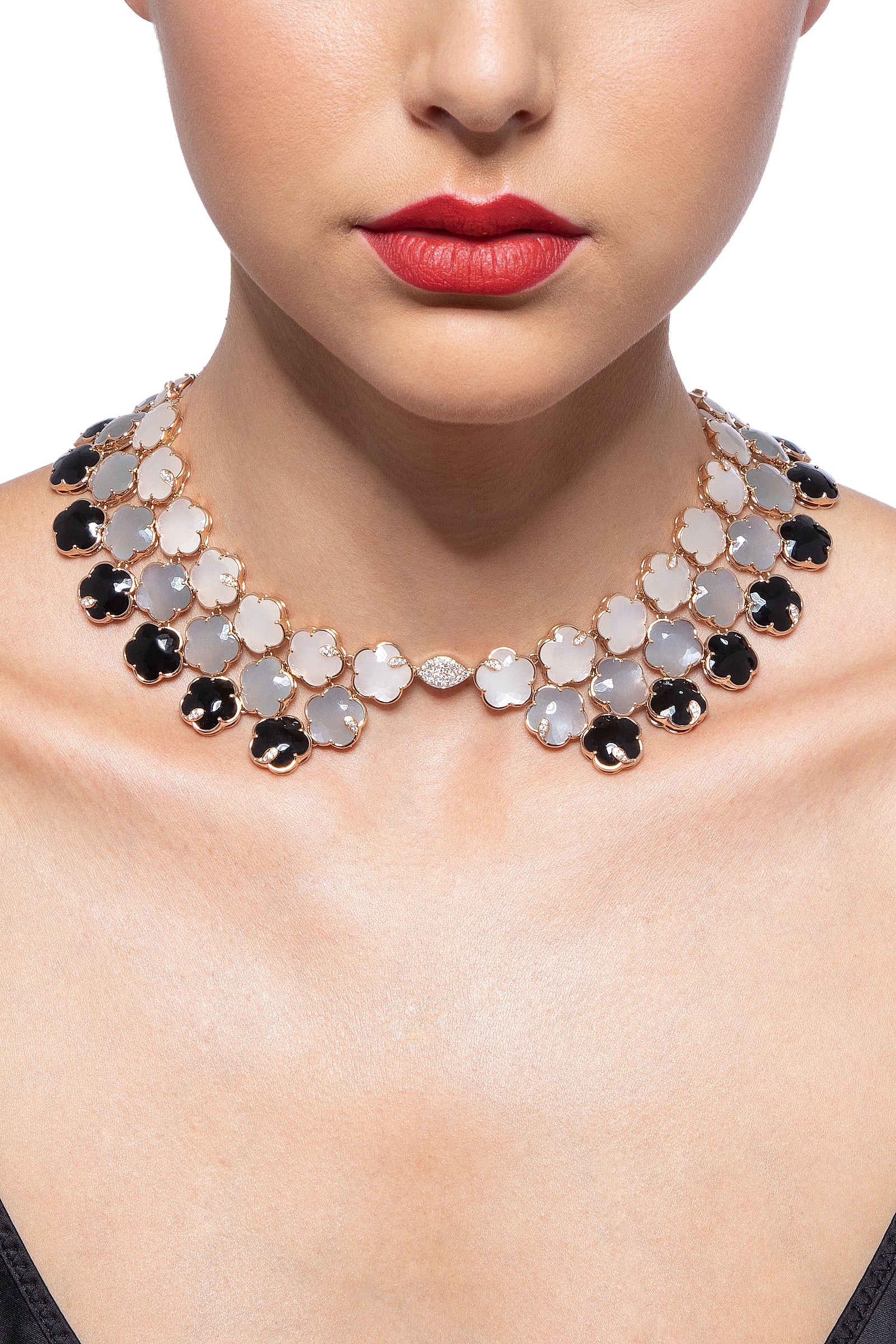 COLLIER PETIT JOLI BOUQUET LUNAIRE