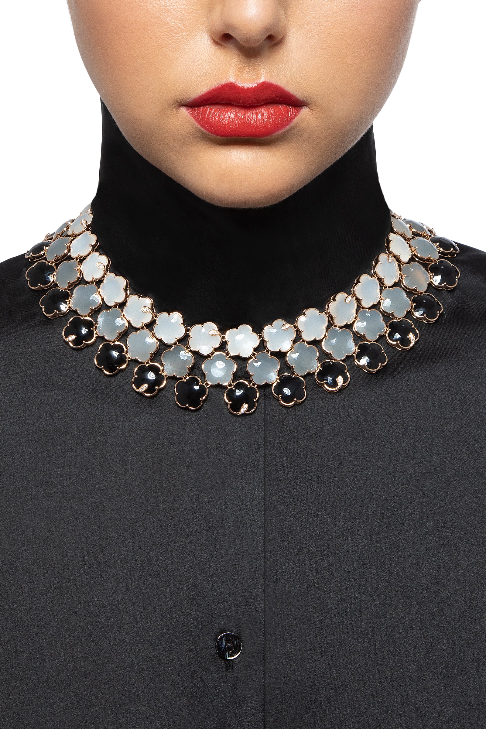 COLLIER PETIT JOLI BOUQUET LUNAIRE