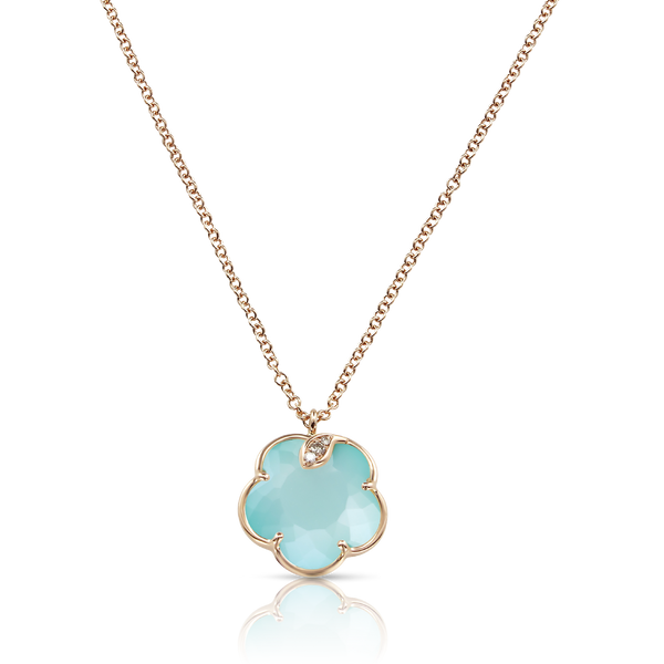 Van Cleef & Arpels White Gold, Celadon Green Sevres Porcelain And Diamond Pendant  Necklace Available For Immediate Sale At Sotheby's